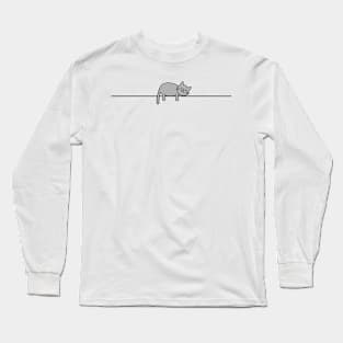 Funny sleeping cat Long Sleeve T-Shirt